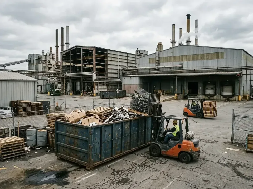industrial-factory-scrap-conta-003 — frequently asked questions, Cheap Roll-off Dumpster Rentals in White Hall, IL